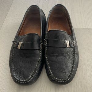 Used men’s Clark loafers black size 10